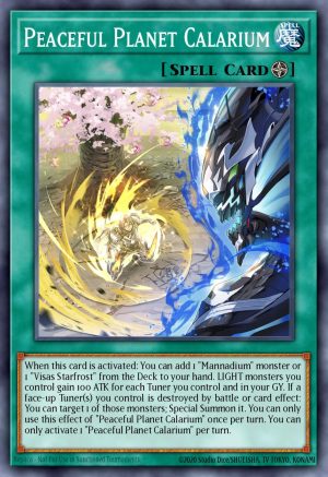 Peaceful Planet Calarium - (Secret Rare)- (25th Anniversary Rarity Collection II) - (RA02-EN074)
