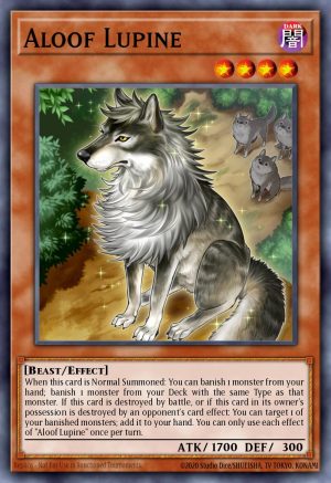 Aloof Lupine - (Rare)- (Crossover Breakers) - (CRBR-EN026)