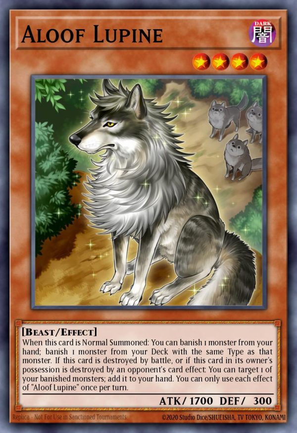 Aloof Lupine - (Rare)- (Crossover Breakers) - (CRBR-EN026)