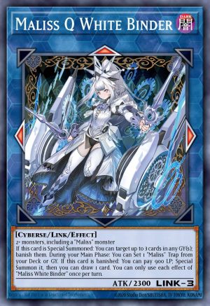 Maliss Q White Binder - (Super Rare)- (Crossover Breakers) - (CRBR-EN019)