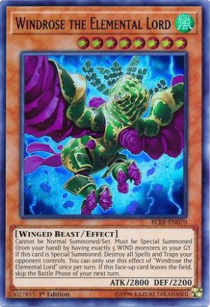 Windrose the Elemental Lord- (Battles of Legend: Relentless Revenge) - (BLRR-EN070) - (Ultra Rare)