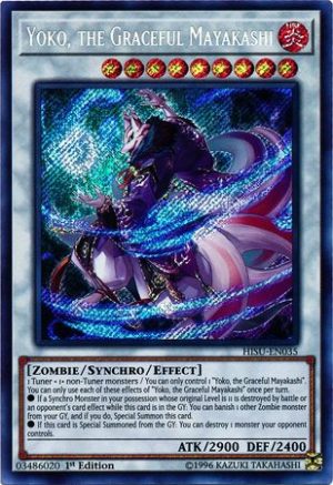 Yoko, the Graceful Mayakashi - (Hidden Summoners) - (HISU-EN035) - (Secret Rare)