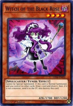 Witch of the Black Rose - (Legendary Duelists: Sisters of the Rose) - (LED4-EN030) - (Common)