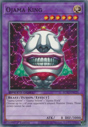 Ojama King - (Speed Duel GX: Duel Academy Box) - (SGX1-ENC21) - (Common)