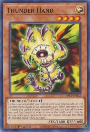 Thunder Hand - (Beware of Traptrix) - (SDBT-EN022) - (Common)
