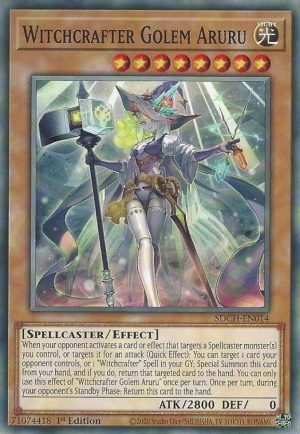 Witchcrafter Golem Aruru - (Structure Spirit Charmers) - (SDCH-EN014) - (Common)