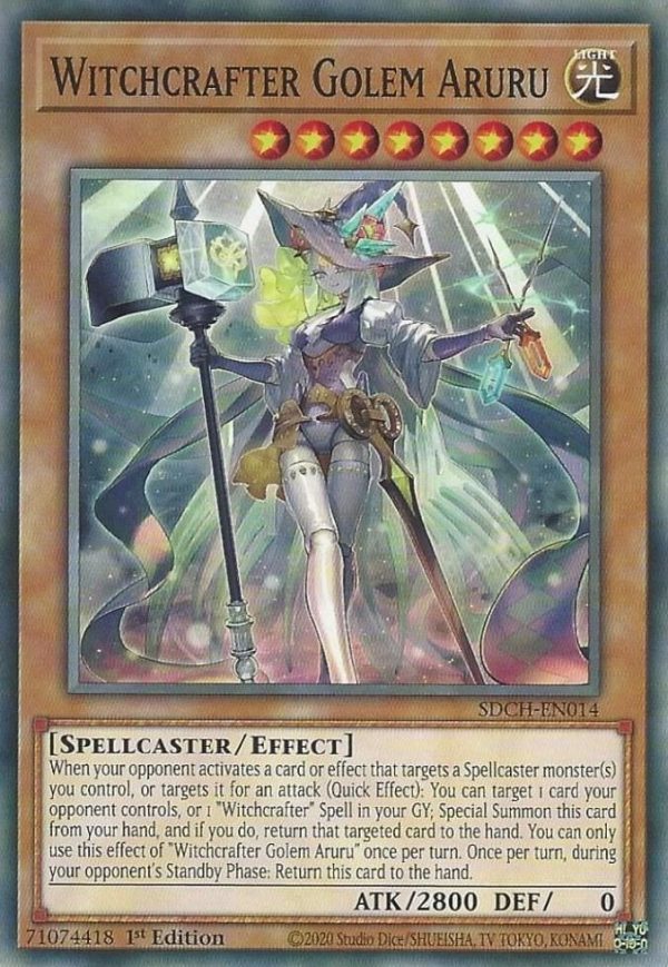 Witchcrafter Golem Aruru - (Structure Spirit Charmers) - (SDCH-EN014) - (Common)