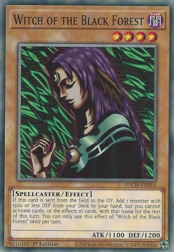 Witch of the Black Forest - (Structure Spirit Charmers) - (SDCH-EN016) - (Common)