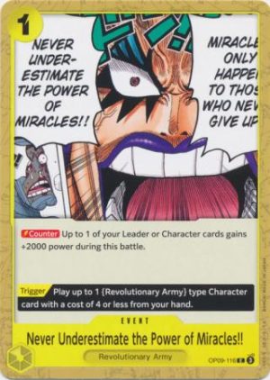 Never Underestimate the Power of Miracles!! - Emperors in the New World - (OP09)