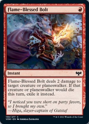 Flame-Blessed Bolt - Innistrad: Crimson Vow-(158)