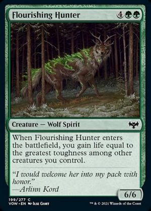 Flourishing Hunter - Innistrad: Crimson Vow-(199)