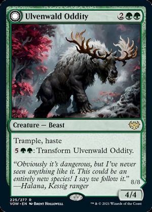 Ulvenwald Oddity // Ulvenwald Behemoth - Innistrad: Crimson Vow-(225)-Foil