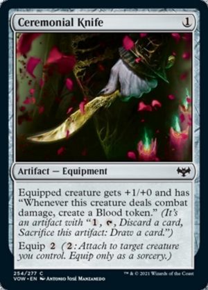 Ceremonial Knife - Innistrad: Crimson Vow-(254)-Foil