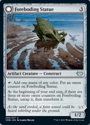 Foreboding Statue // Forsaken Thresher - Innistrad: Crimson Vow-(256)