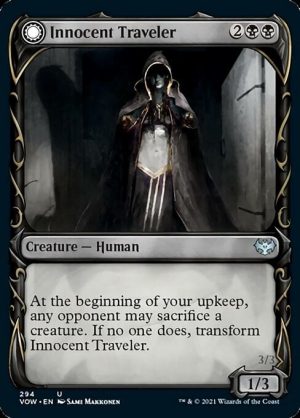 Innocent Traveler // Malicious Invader - Innistrad: Crimson Vow-(294)-Foil