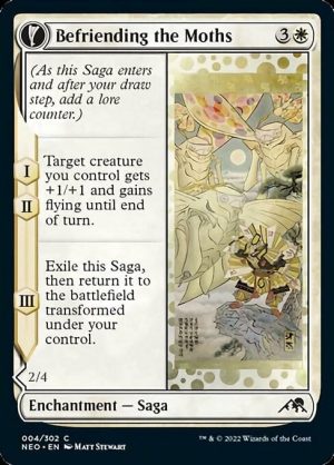 Befriending the Moths // Imperial Moth - Kamigawa: Neon Dynasty-(004)