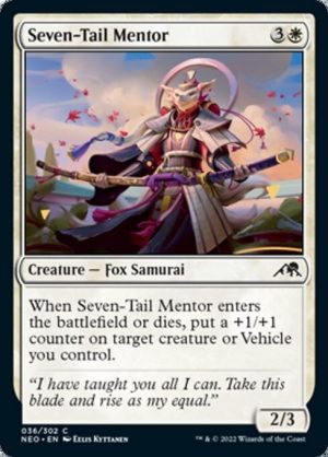 Seven-Tail Mentor - Kamigawa: Neon Dynasty-(036)