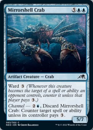 Mirrorshell Crab - Kamigawa: Neon Dynasty-(063)