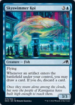 Skyswimmer Koi - Kamigawa: Neon Dynasty-(079)