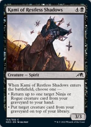 Kami of Restless Shadows - Kamigawa: Neon Dynasty-(104)
