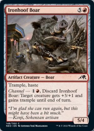 Ironhoof Boar - Kamigawa: Neon Dynasty-(148)