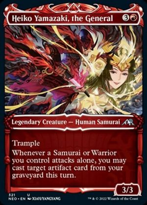Heiko Yamazaki, the General - Kamigawa: Neon Dynasty-(321)-Foil