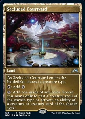 Secluded Courtyard - Kamigawa: Neon Dynasty-(512)