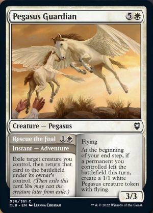 Pegasus Guardian // Rescue the Foal - Commander Legends: Battle for Baldur's Gate-(036)