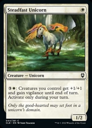 Steadfast Unicorn - Commander Legends: Battle for Baldur's Gate-(044)