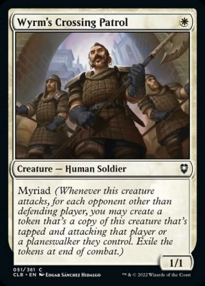 Wyrm's Crossing Patrol - Commander Legends: Battle for Baldur's Gate-(051)-Foil