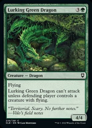 Lurking Green Dragon - Commander Legends: Battle for Baldur's Gate-(239)