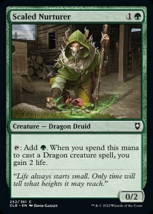 Scaled Nurturer - Commander Legends: Battle for Baldur's Gate-(252)-Foil