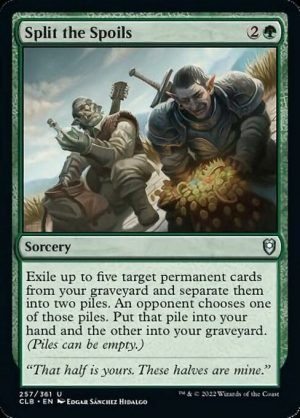Split the Spoils - Commander Legends: Battle for Baldur's Gate-(257)-Foil