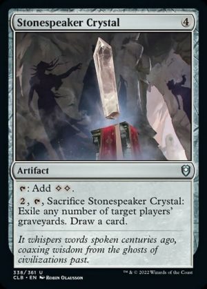 Stonespeaker Crystal - Commander Legends: Battle for Baldur's Gate-(338)