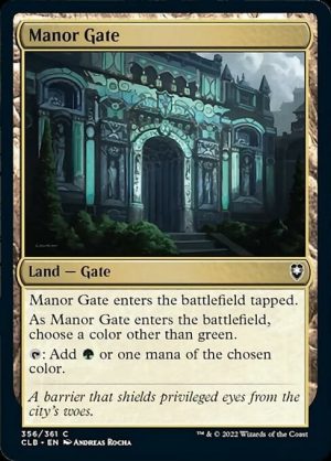 Manor Gate - Commander Legends: Battle for Baldur's Gate-(356)-Foil