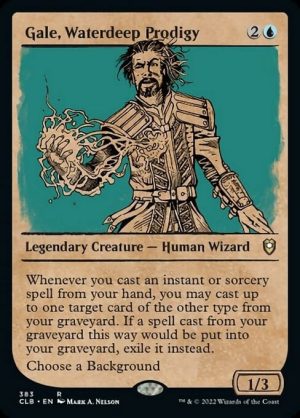 Gale, Waterdeep Prodigy - Commander Legends: Battle for Baldur's Gate-(383)-Foil