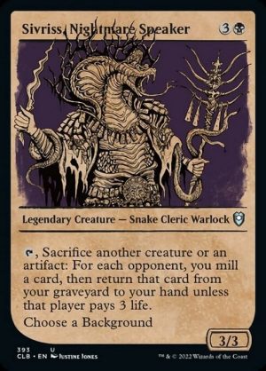 Sivriss, Nightmare Speaker - Commander Legends: Battle for Baldur's Gate-(393)