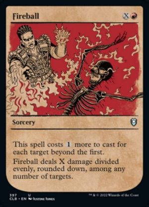 Fireball - Commander Legends: Battle for Baldur's Gate-(397)-Foil