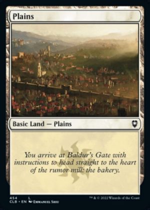 Plains - Commander Legends: Battle for Baldur's Gate-(454)-Foil