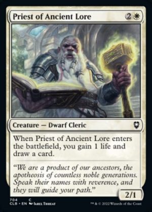 Priest of Ancient Lore - Commander Legends: Battle for Baldur's Gate-(704)