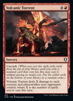 Volcanic Torrent - Commander Legends: Battle for Baldur's Gate-(813)