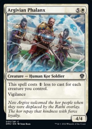 Argivian Phalanx - Dominaria United-(005)-Foil