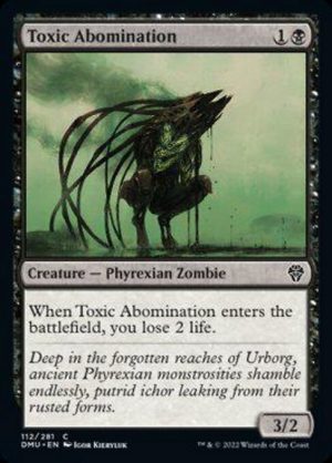 Toxic Abomination - Dominaria United-(112)-Foil