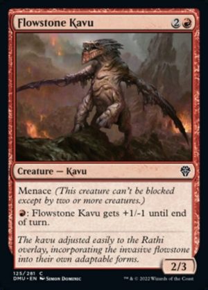 Flowstone Kavu - Dominaria United-(125)-Foil