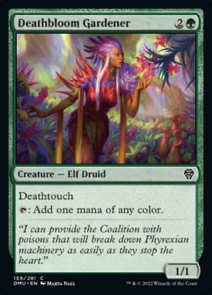 Deathbloom Gardener - Dominaria United-(159)-Foil