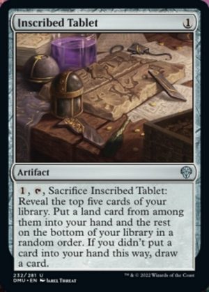 Inscribed Tablet - Dominaria United-(232)-Foil