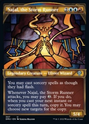 Najal, the Storm Runner - Dominaria United-(307)-Foil