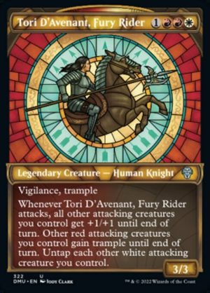 Tori D'Avenant, Fury Rider - Dominaria United-(322)-Foil