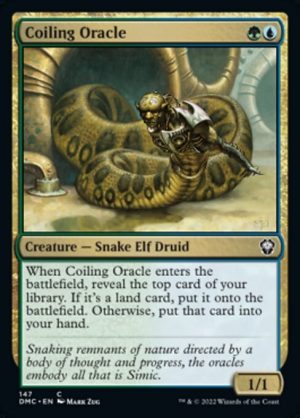Coiling Oracle - Dominaria United Commander-(147)