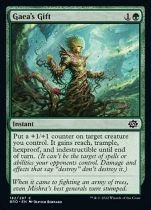Gaea's Gift - The Brothers' War-(182)-Foil